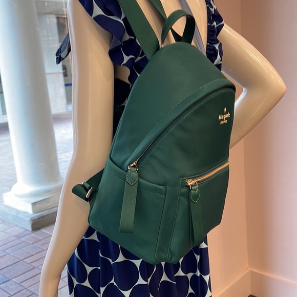Kate Spade Chelsea Nylon Medium Backpack
Deep Jade
NWT - Picture 2 of 16